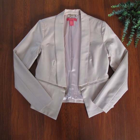 CATHERINE MALANDRINO Blush Pink Blazer - Picture 1 of 12